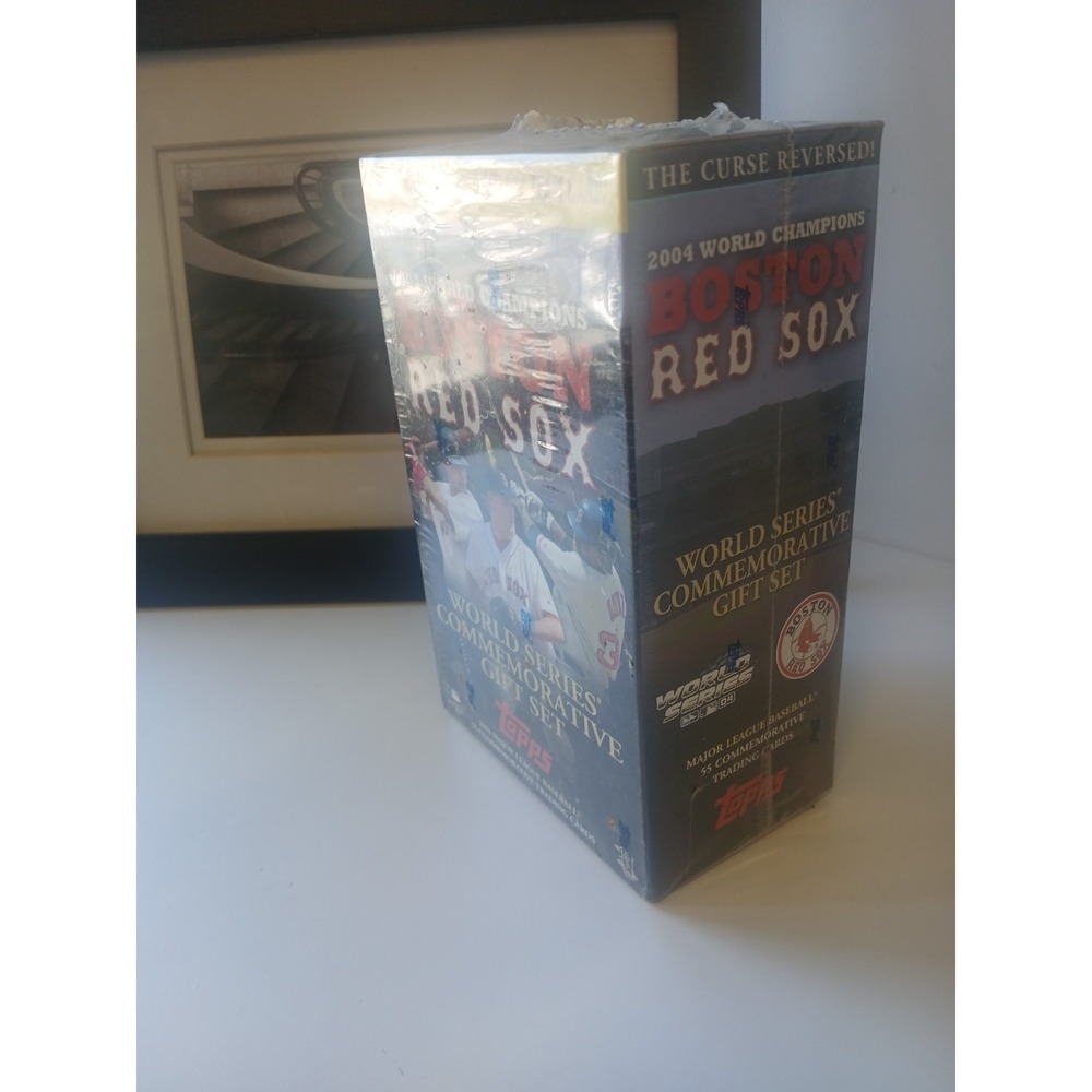 2004 Topps World Series Boston Red Sox Gift Set MLB Champions Sealed Box - Picture 3 of 7